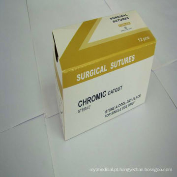 Médico Absorvível Ethicon Chromic Catgut Sutura com agulha 13485